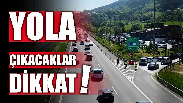 Trafik yoğunluğu yaşanıyor