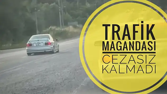 Ters şeride girmişti