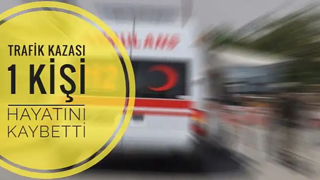 Trafik Kazası 1 ölü
