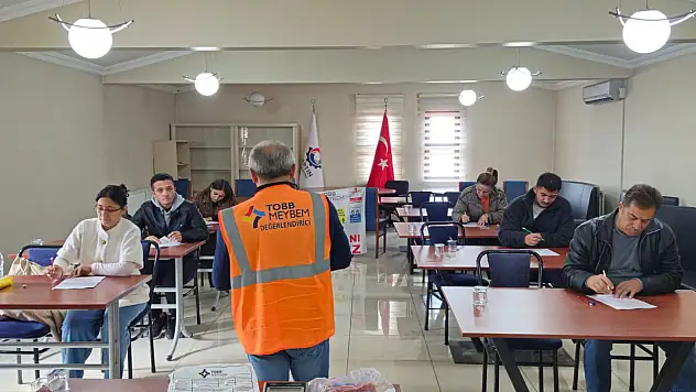 TSO'da seviye 5 MYK sınavı gerçekleştirildi