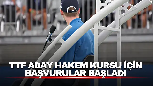 TTF Aday Hakem Kursu İçin Başvurular Başladı