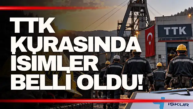 TTK'nın 61 Daimi İşçi Alımı İçin Kura Çekildi! İşte İsim Listesi