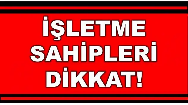 TÜM TÜRKİYE'DE EŞ ZAMANLI DENETİM YAPILACAK