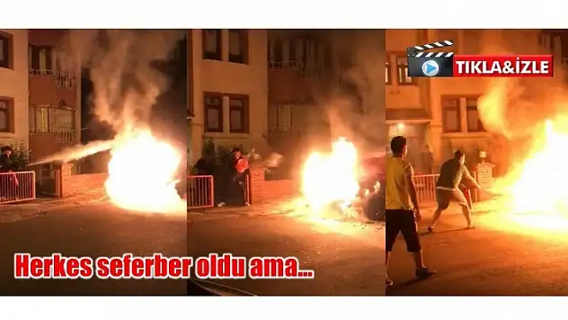 TÜM UĞRAŞLARA KARŞIN SÖNDÜRÜLEMEDİ