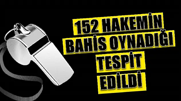Türkiye'deki hakem - bahis ilişkisi gün yüzüne çıktı