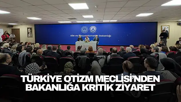 Türkiye Otizm Meclisi'nden Bakanlığa Kritik Ziyaret