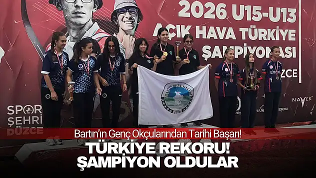 Türkiye Rekoru Kırıp Şampiyon Oldular