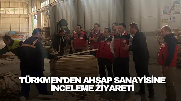 Türkmen'den Ahşap Sanayisine İnceleme Ziyareti