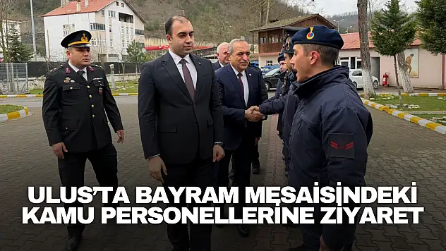 Ulus'ta Bayramda Anlamlı Ziyaret