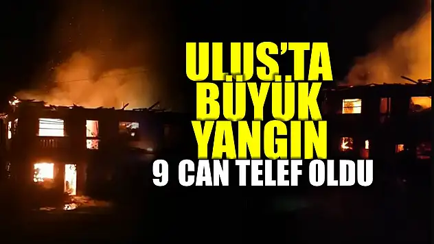 Ulus'ta büyük yangın