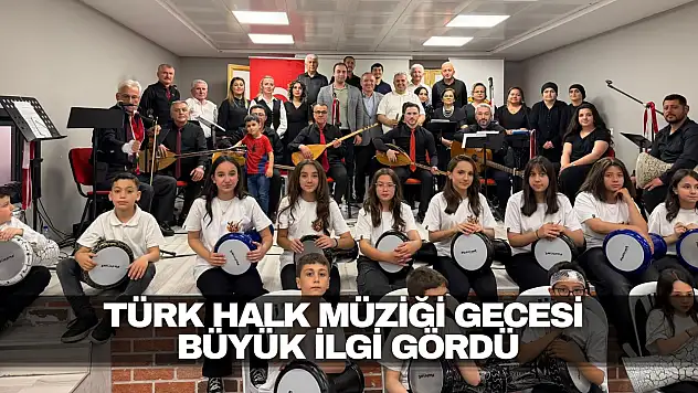 Ulus'ta Türk Halk Müziği Gecesi Büyük İlgi Gördü