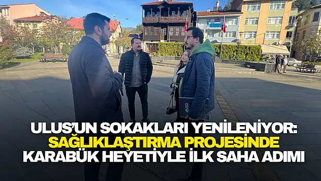 Ulus'un Sokakları Yenileniyor