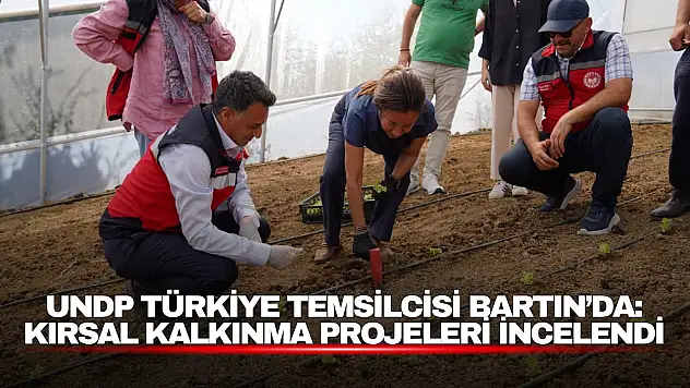 UNDP Türkiye Temsilcisi Bartın'da