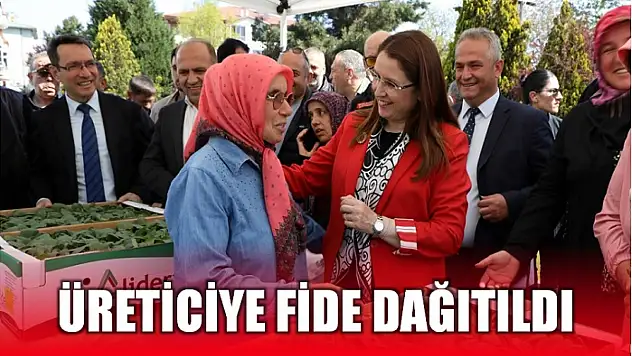 Üreticiye fide desteği