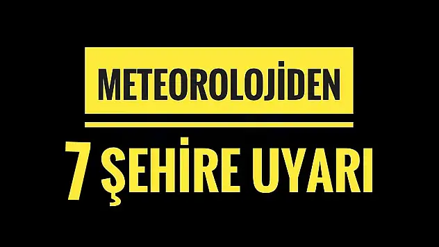 Uyarılar peş peşe geliyor