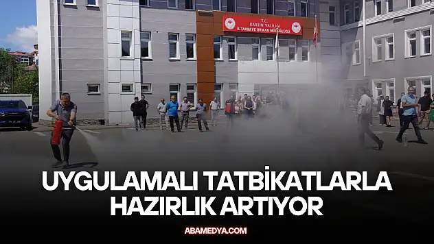 Uygulamalı Tatbikatlarla Hazırlık Artıyor