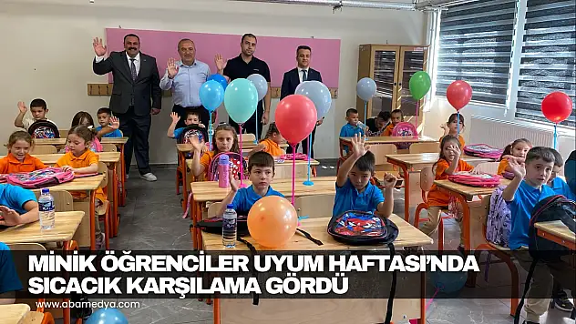 Uyum Haftası'nda Sıcacık Karşılama