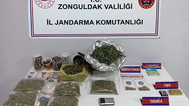 Uyuşturucu operasyonu jandarma kamerasında