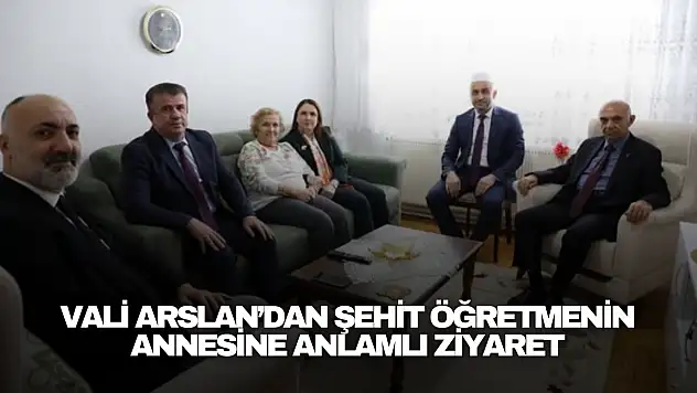 Vali Arslan'dan Anlamlı 24 Kasım Ziyareti