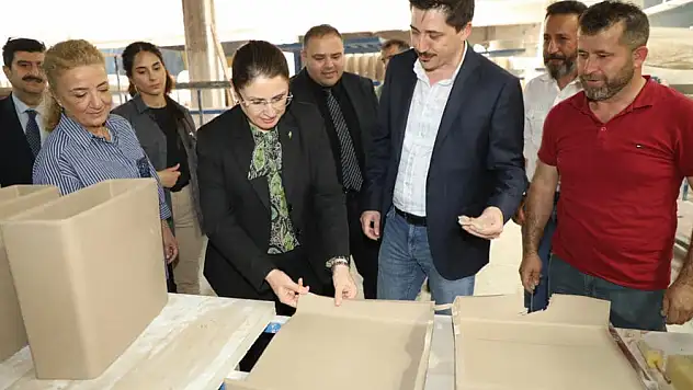Vali Arslan'dan Seramik Fabrikasına ziyaret