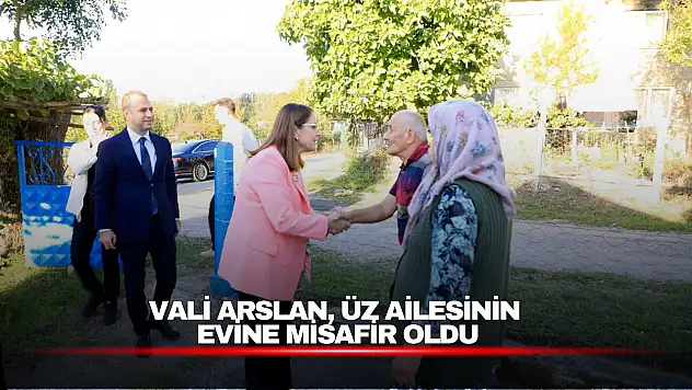 Vali Arslan, Üz Ailesinin Evine Misafir Oldu