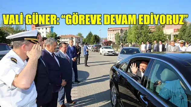 Vali Güner'den son mesaj