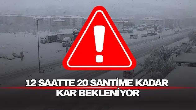 Valilikten Kar Uyarısı