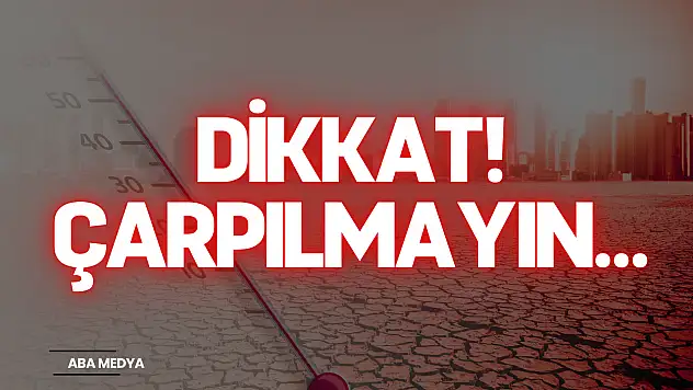 Vatandaşlar Dikkat! Çarpılmayın…