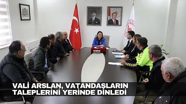 Vatandaşların Taleplerini Yerinde Dinledi