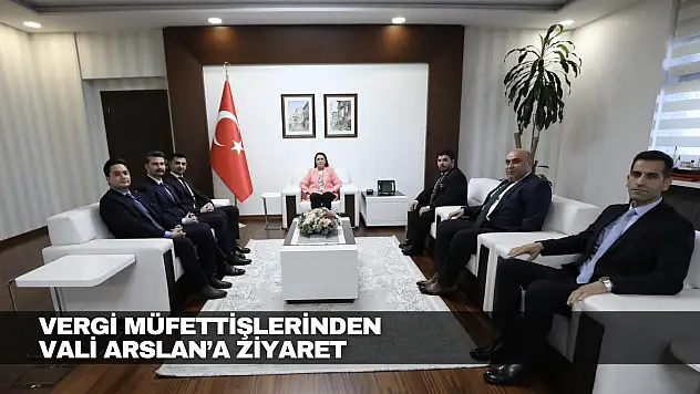 Vergi Müfettişlerinden Vali Arslan'a Ziyaret