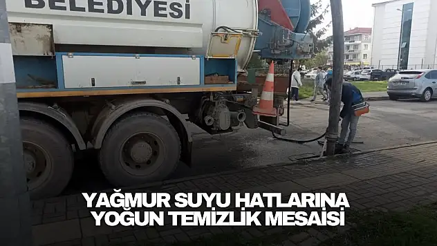 Yağmur Suyu Hatlarına Yoğun Temizlik Mesaisi