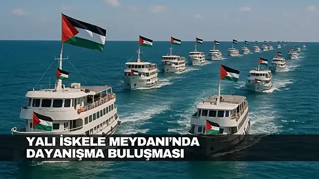 Yalı İskele Meydanı'nda dayanışma buluşması