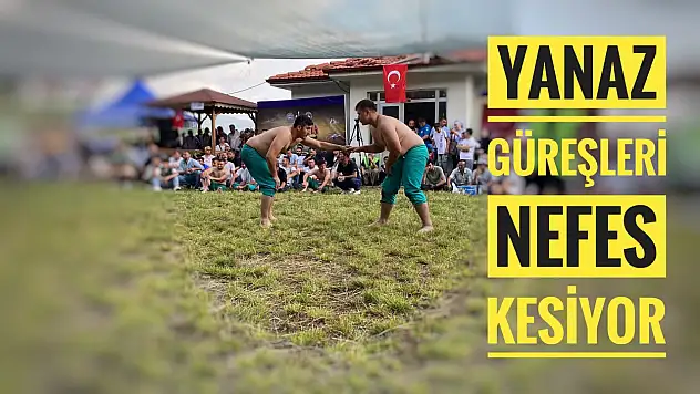 Yanaz Karakucak güreşleri nefes kesiyor