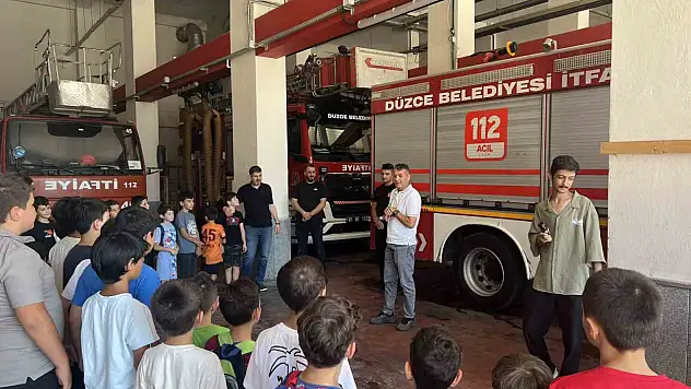 Yangına karşı bilinçli nesiller yetişiyor