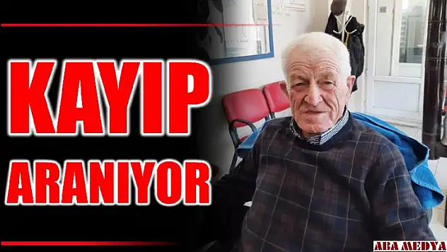 Yaşlı adamı bulmak için seferber olundu