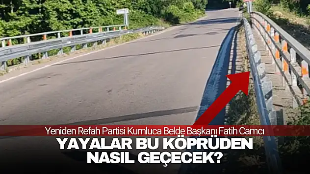 Yayalar Bu Köprüden Nasıl Geçecek?