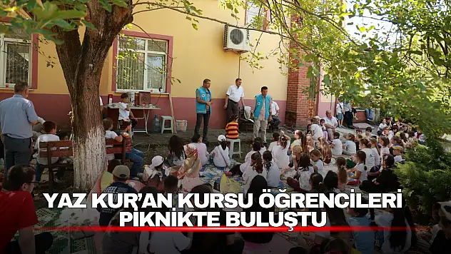 Yaz Kur'an Kursu Öğrencileri Piknikte Buluştu