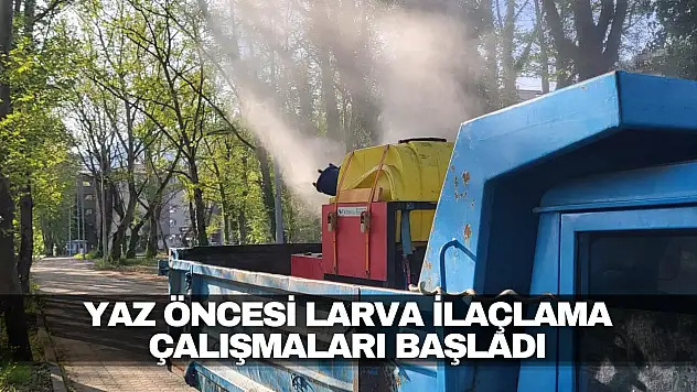 Yaz Öncesi Larva İlaçlama Çalışmaları Başladı