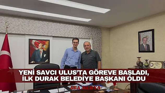Yeni Cumhuriyet Savcısı Göreve Başladı