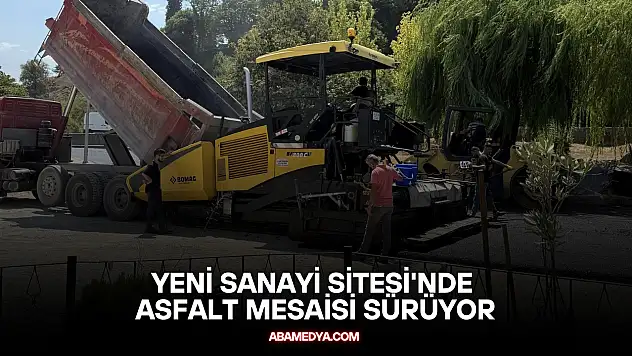 Yeni Sanayi Sitesi'nde Asfalt Mesaisi Sürüyor