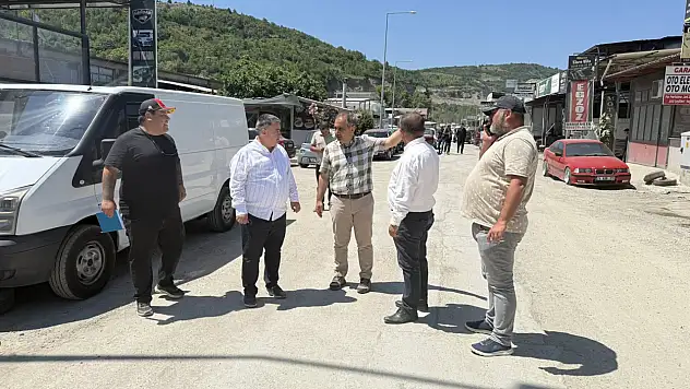 Yeni Sanayi Sitesi'nde Asfaltlama