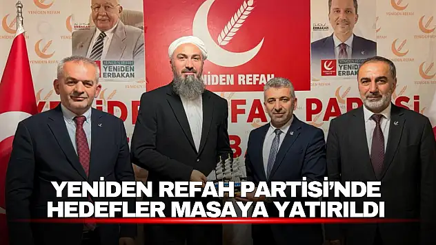 Yeniden Refah Partisi Bartın'da Hedefler Masaya Yatırıldı