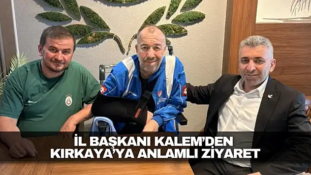 Yeniden Refah Partisi İl Başkanı Kalem'den Anlamlı Ziyaret