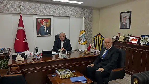 Yüksel Korkut'tan Belediye Başkanı Uzun'a ziyaret