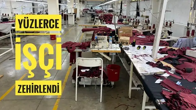 YÜZLERCE İŞÇİ ZEHİRLENDİ
