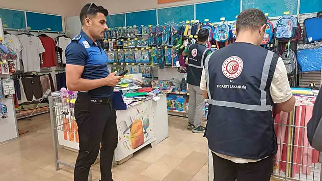 Zabıta, kırtasiyeleri denetledi