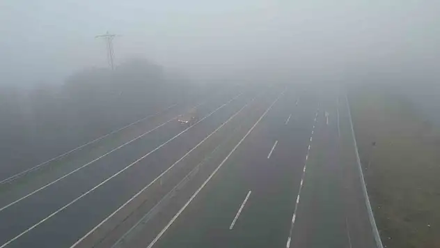 Zonguldak-Ereğli karayolunda sis etkili oldu