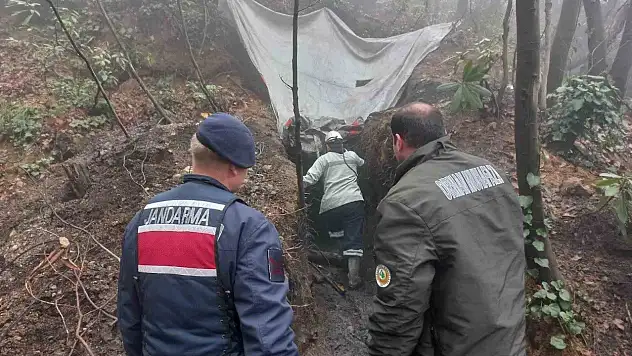 7 günde 5 ruhsatsız maden ocağı imha edildi