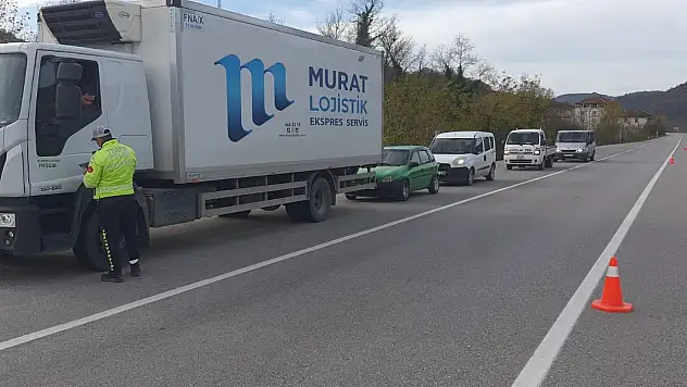 Zonguldak'ta 84 araca 255 bin lira ceza