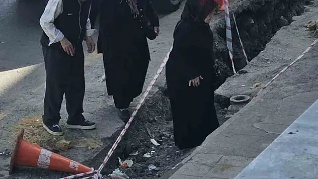 Zonguldak'ta alt yapı çalışması tehlikeye davetiye çıkartıyor
